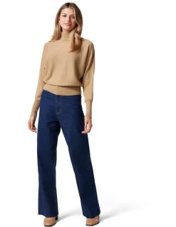 Best reviews of 👍 Forever New Layla Roll Neck Batwing Knit Jumper ✨ -Jumpsuits Store unnamed file 1537