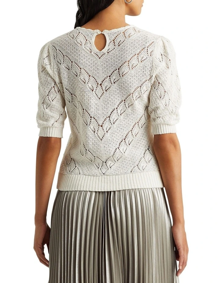 Discount π Lauren Ralph Lauren Chevron Pointelle Linen Sweater β 2 Discount π Lauren Ralph Lauren Chevron Pointelle Linen Sweater β - Image 2