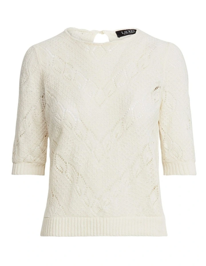 Discount π Lauren Ralph Lauren Chevron Pointelle Linen Sweater β 4 Discount π Lauren Ralph Lauren Chevron Pointelle Linen Sweater β - Image 4