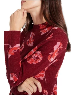 Deals 😍 David Lawrence Sierra Knit Sweater Burgundy 😍 -Jumpsuits Store unnamed file 1576