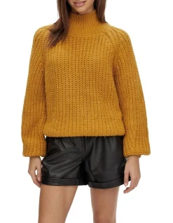 Hot Sale π€© Y.A.S Dria Knit Pullover Harvest Gold π