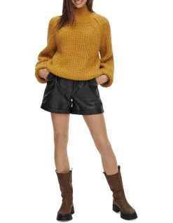 Hot Sale 🤩 Y.A.S Dria Knit Pullover Harvest Gold 🌟 -Jumpsuits Store unnamed file 1583