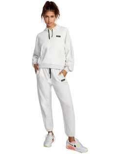 New 🎁 RVCA VA Essential Hoodie In Snow Marle 🎁 -Jumpsuits Store unnamed file 165