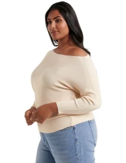 Best Sale π₯° Forever New Curve Ali Curve Tipped Shoulder Knit Top Almond Milk π 7 Best Sale π₯° Forever New Curve Ali Curve Tipped Shoulder Knit Top Almond Milk π -Jumpsuits Store unnamed file 1655