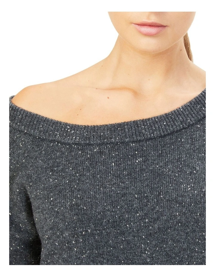 Discount π― French Connection Speckled Off Shoulder Knit β 4 Discount π― French Connection Speckled Off Shoulder Knit β - Image 4