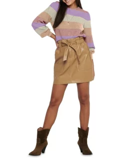 Best Sale ❤️ ONLY Katia Long Sleeve Knit Jumper Sepia Rose 👍