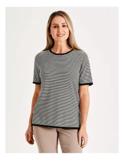 Wholesale ❤️ Regatta Short Sleeve Stripe Jumper In Black/Ivory ✔️ 12 Wholesale ❤️ Regatta Short Sleeve Stripe Jumper In Black/Ivory ✔️ -Jumpsuits Store unnamed file 1732