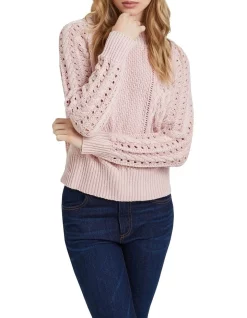 Buy π Oxford Jane Cable Knit In Pink π
