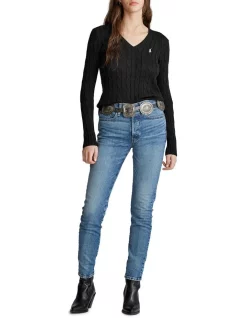 New 🛒 Polo Ralph Lauren Cable-Knit V-Neck Sweater 💯 -Jumpsuits Store unnamed file 1754