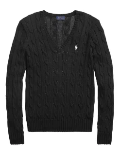 New 🛒 Polo Ralph Lauren Cable-Knit V-Neck Sweater 💯 -Jumpsuits Store unnamed file 1755