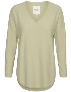 Coupon β€οΈ Part Two Iliviasapw V-Neck Jumper Desert Sage π