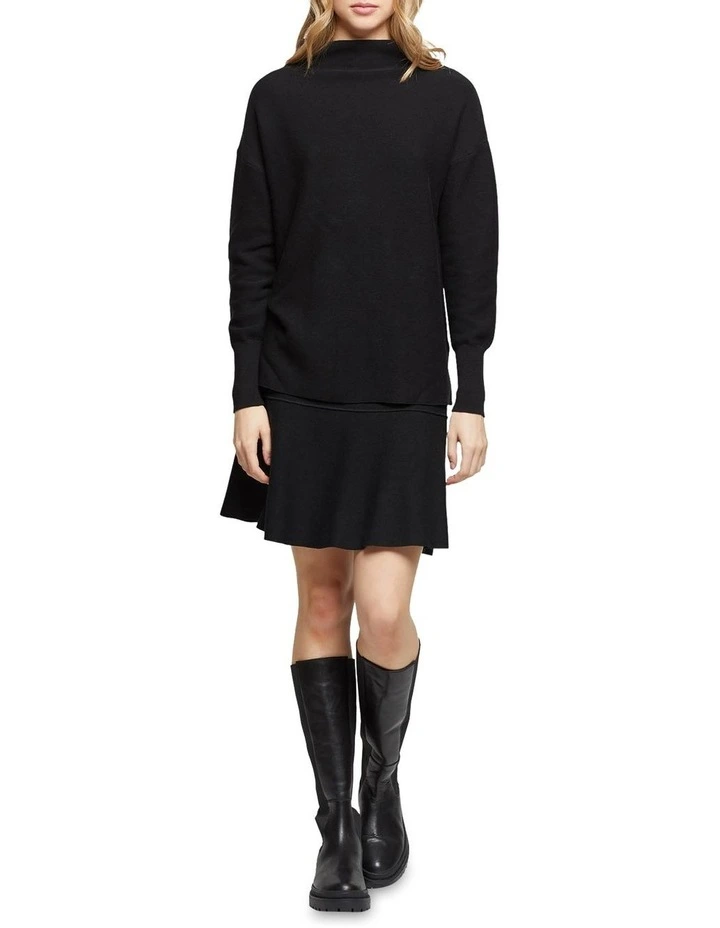 Budget π Oxford Paula Funnel Neck Knit Black π― 4 Budget π Oxford Paula Funnel Neck Knit Black π― - Image 4