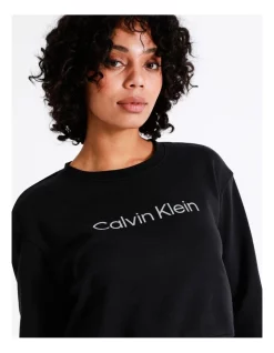 Best Pirce ✨ Calvin Klein Relaxed Logo Sweatshirt In Black 💯 -Jumpsuits Store unnamed file 177