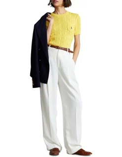 Outlet βοΈ Polo Ralph Lauren Cable-Knit Cotton Short-Sleeve Sweater In Yellow π 6 Outlet βοΈ Polo Ralph Lauren Cable-Knit Cotton Short-Sleeve Sweater In Yellow π -Jumpsuits Store unnamed file 1771