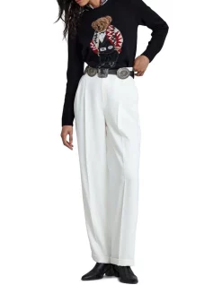 Budget 🎉 Polo Ralph Lauren Beaded Polo Bear Wool-Cashmere Sweater Black ⭐ -Jumpsuits Store unnamed file 1779