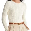 Promo 😍 Polo Ralph Lauren Slim Fit Cable-Knit Sweater 🥰