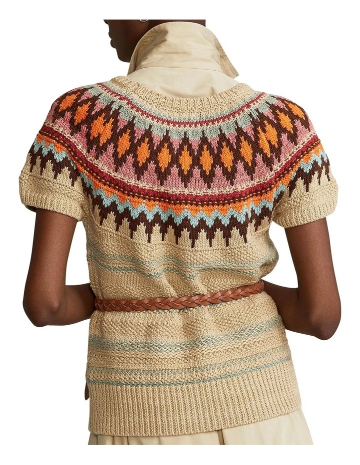 Best reviews of π Polo Ralph Lauren Jacquard Short-Sleeve Sweater In Beige β 2 Best reviews of π Polo Ralph Lauren Jacquard Short-Sleeve Sweater In Beige β - Image 2