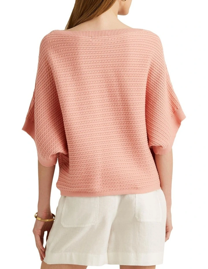 Flash Sale π Lauren Ralph Lauren Cable-Knit Cotton-Blend Sweater In Pink β€οΈ 2 Flash Sale π Lauren Ralph Lauren Cable-Knit Cotton-Blend Sweater In Pink β€οΈ - Image 2