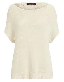 New π Lauren Ralph Lauren Linen-Blend Short-Sleeve Sweater In Cream π 7 New π Lauren Ralph Lauren Linen-Blend Short-Sleeve Sweater In Cream π -Jumpsuits Store unnamed file 1827