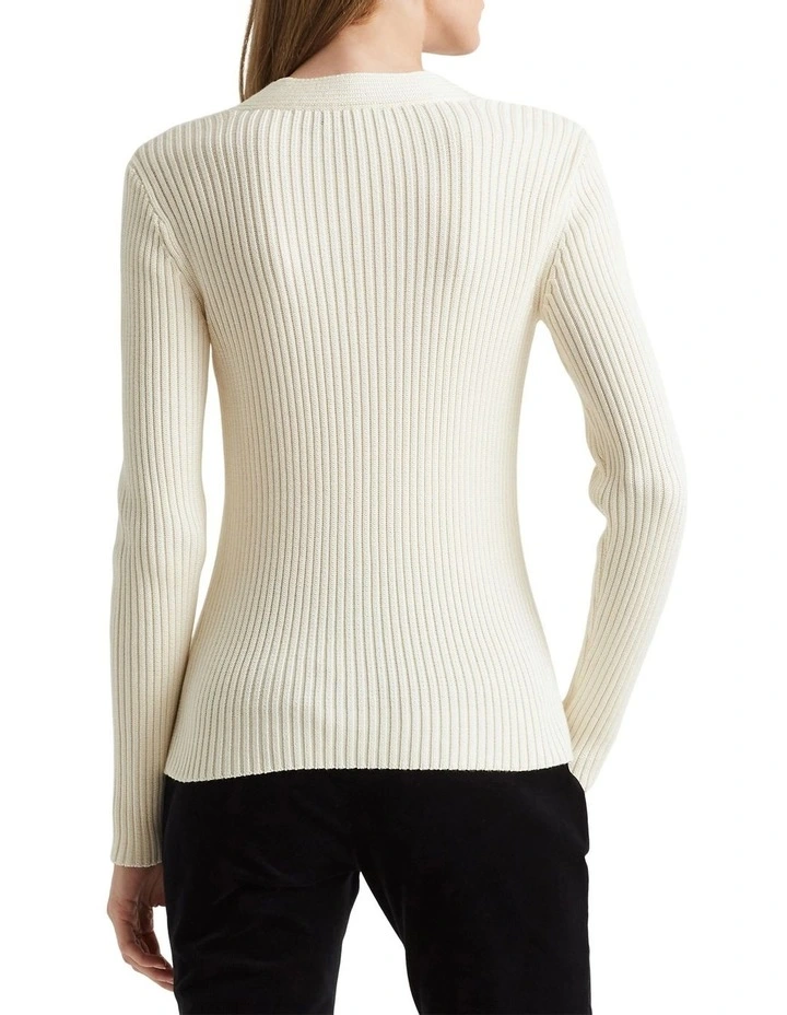 Outlet β Lauren Ralph Lauren Cable Cotton-Blend Sweater In Cream π 2 Outlet β Lauren Ralph Lauren Cable Cotton-Blend Sweater In Cream π - Image 2