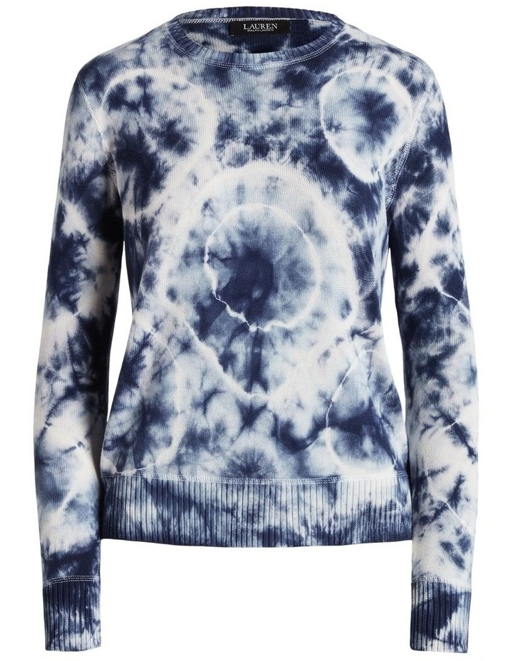 Cheap π Lauren Ralph Lauren Tie-Dye Combed Cotton Sweater In Blue/White β 4 Cheap π Lauren Ralph Lauren Tie-Dye Combed Cotton Sweater In Blue/White β - Image 4