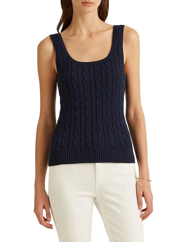 Best Pirce β Lauren Ralph Lauren Cable-Knit Sleeveless Sweater In Navy π 1 Best Pirce β Lauren Ralph Lauren Cable-Knit Sleeveless Sweater In Navy π