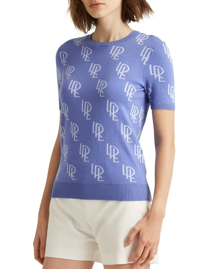 Cheapest π Lauren Ralph Lauren Logo Double-Knit Jacquard Sweater In Blue π₯ 1 Cheapest π Lauren Ralph Lauren Logo Double-Knit Jacquard Sweater In Blue π₯