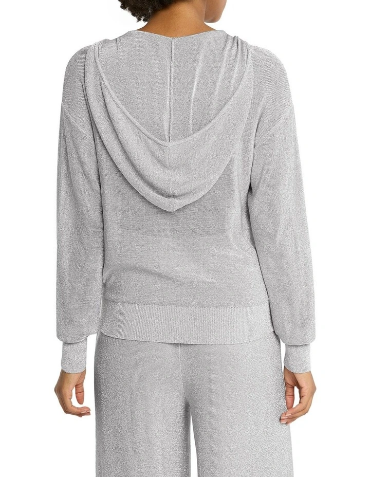 Wholesale ❤️ Sass & Bide Bewitched Metallic Hoodie In Silver ⭐ 2 Wholesale ❤️ Sass & Bide Bewitched Metallic Hoodie In Silver ⭐ - Image 2