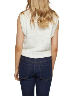 Cheapest ❤️ Oxford Kim Knitted Vest Ivory 🔥 -Jumpsuits Store unnamed file 1880