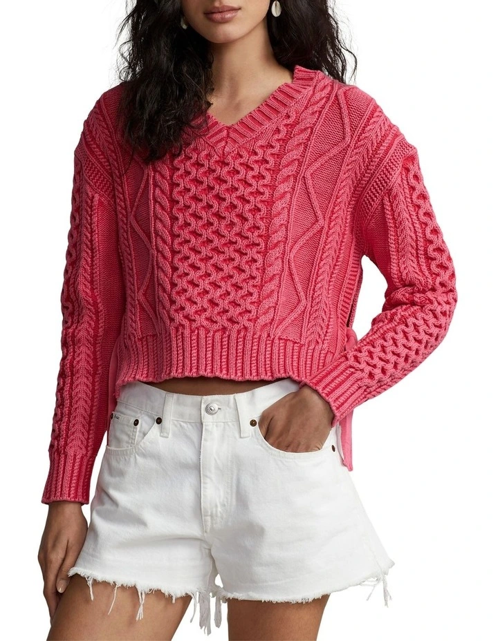 Best reviews of π₯ Polo Ralph Lauren Aran-Knit Cotton V-Neck Sweater In Pink π 1 Best reviews of π₯ Polo Ralph Lauren Aran-Knit Cotton V-Neck Sweater In Pink π