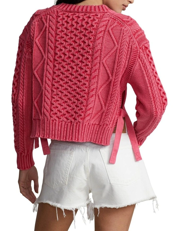 Best reviews of π₯ Polo Ralph Lauren Aran-Knit Cotton V-Neck Sweater In Pink π 2 Best reviews of π₯ Polo Ralph Lauren Aran-Knit Cotton V-Neck Sweater In Pink π - Image 2