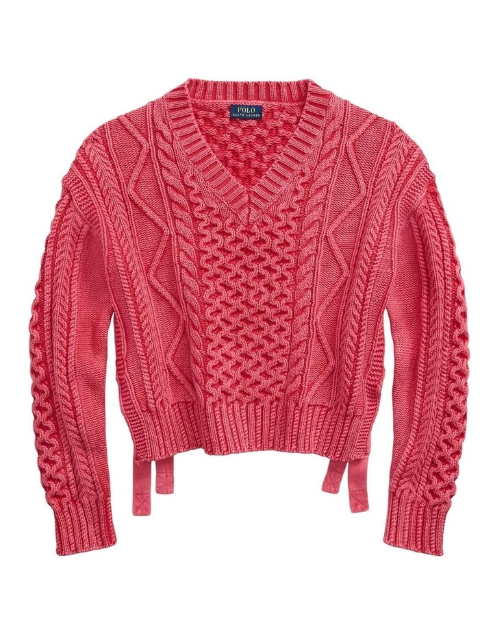 Best reviews of π₯ Polo Ralph Lauren Aran-Knit Cotton V-Neck Sweater In Pink π 4 Best reviews of π₯ Polo Ralph Lauren Aran-Knit Cotton V-Neck Sweater In Pink π - Image 4