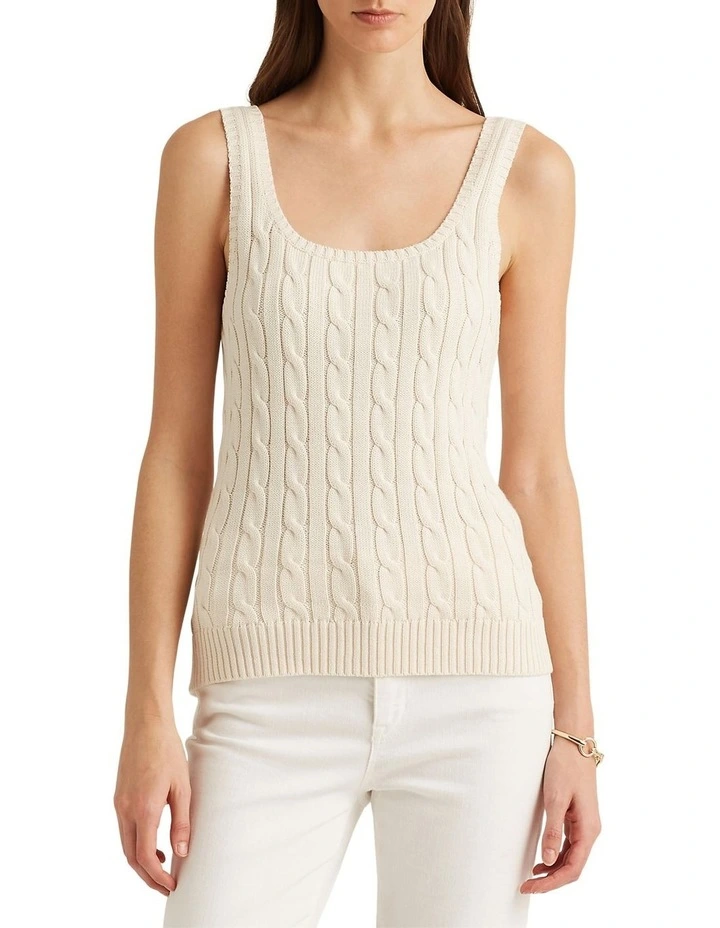 Outlet β Lauren Ralph Lauren Cable-Knit Sleeveless Sweater In Cream π€© 1 Outlet β Lauren Ralph Lauren Cable-Knit Sleeveless Sweater In Cream π€©
