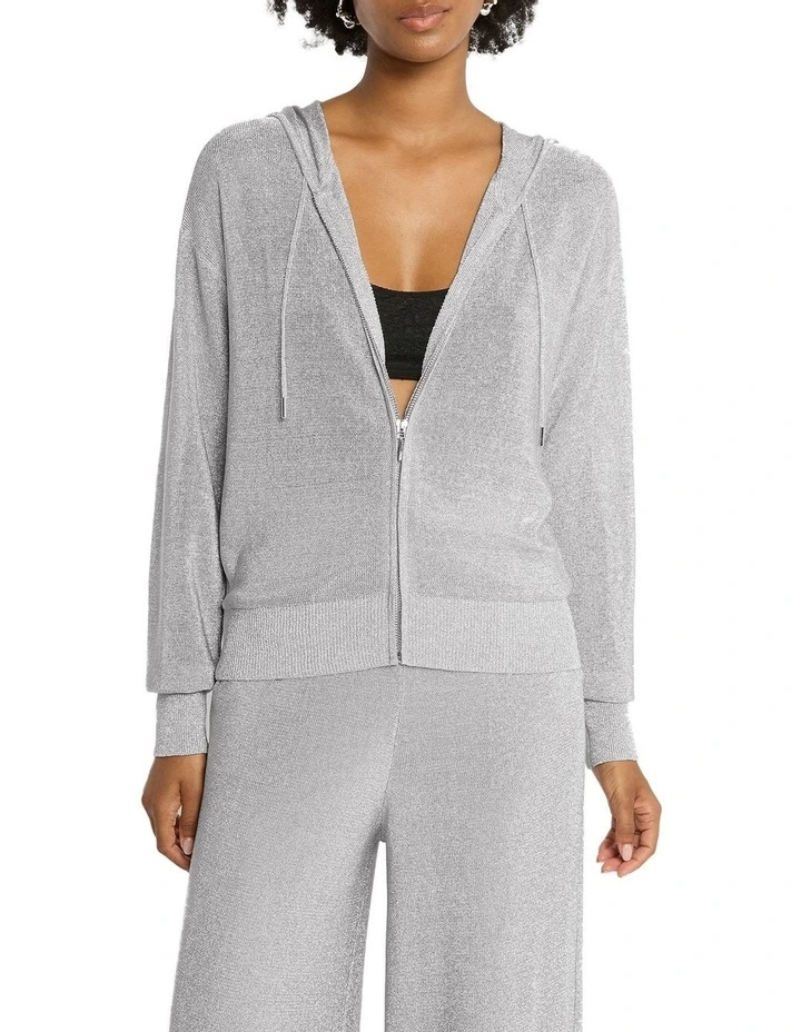 Wholesale ❤️ Sass & Bide Bewitched Metallic Hoodie In Silver ⭐ 5 Wholesale ❤️ Sass & Bide Bewitched Metallic Hoodie In Silver ⭐ - Image 5