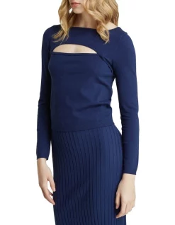 Best Pirce π Oxford Turia Cut Out Knit Blue π 9 Best Pirce π Oxford Turia Cut Out Knit Blue π -Jumpsuits Store unnamed file 1919