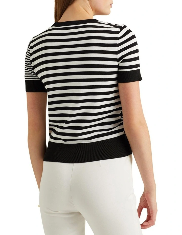 Deals π Lauren Ralph Lauren Striped Patchwork Short-Sleeve Sweater π 2 Deals π Lauren Ralph Lauren Striped Patchwork Short-Sleeve Sweater π - Image 2