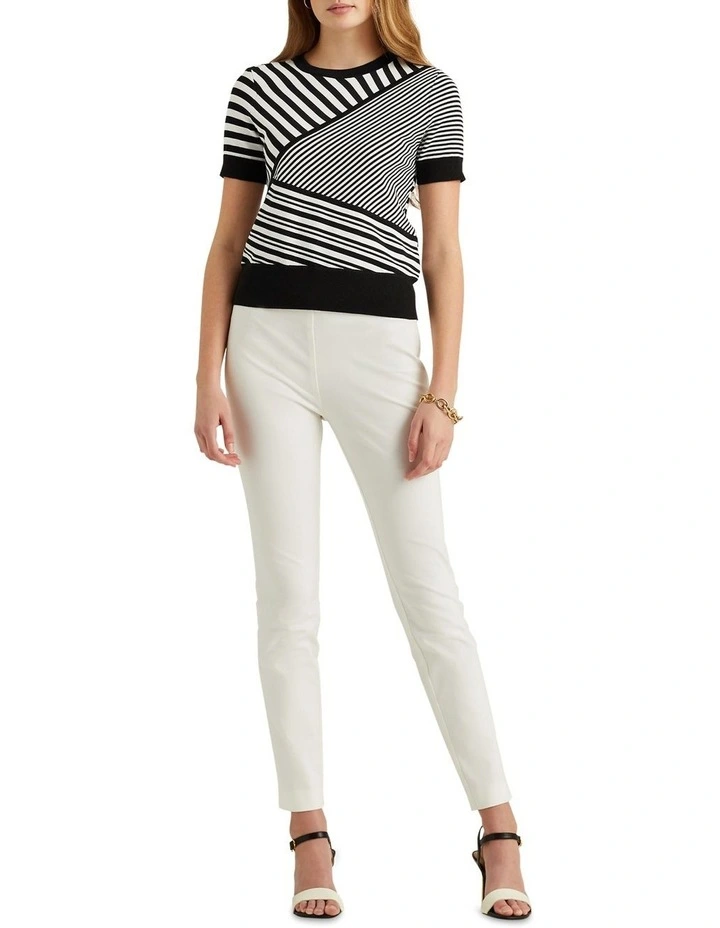 Deals π Lauren Ralph Lauren Striped Patchwork Short-Sleeve Sweater π 3 Deals π Lauren Ralph Lauren Striped Patchwork Short-Sleeve Sweater π - Image 3