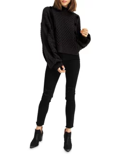 Budget ⭐ Belle & Bloom Higher Love Cropped Cable Knit Jumper 🎁 -Jumpsuits Store unnamed file 1930