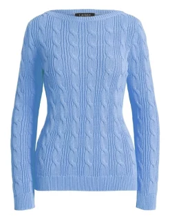 Buy ✔️ Lauren Ralph Lauren Cable-Knit Cotton Boatneck Sweater 🌟 -Jumpsuits Store unnamed file 1947