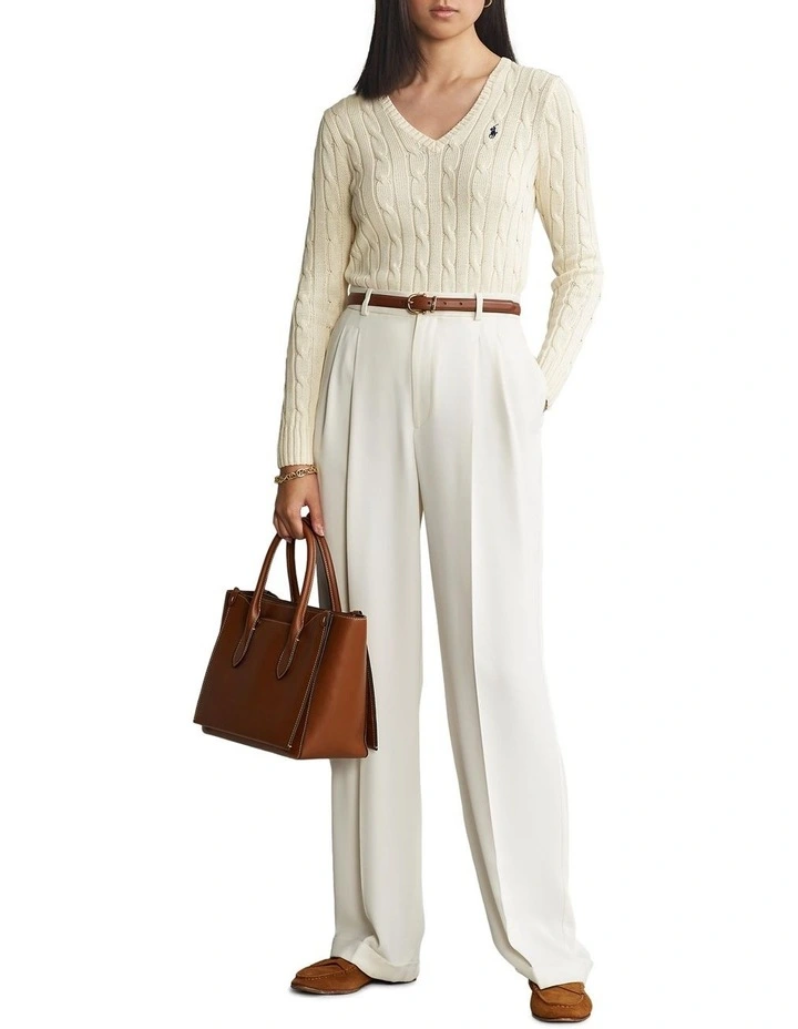 Deals π Polo Ralph Lauren Cable-Knit V-Neck Sweater In Cream π 3 Deals π Polo Ralph Lauren Cable-Knit V-Neck Sweater In Cream π - Image 3