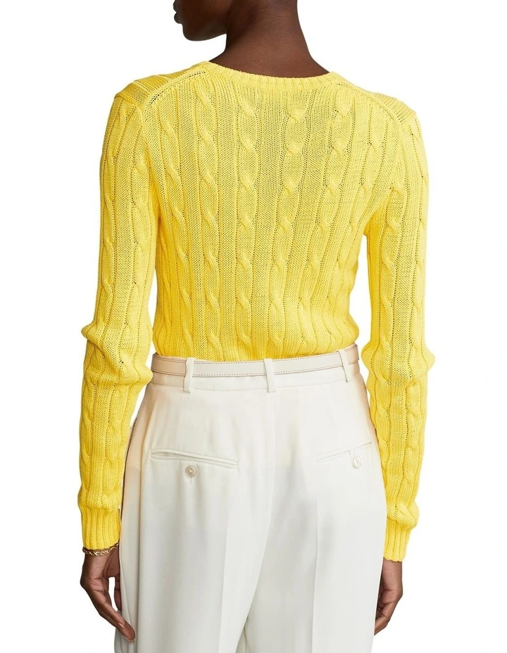 Cheap π Polo Ralph Lauren Cable-Knit Cotton Sweater In Yellow π₯° 2 Cheap π Polo Ralph Lauren Cable-Knit Cotton Sweater In Yellow π₯° - Image 2