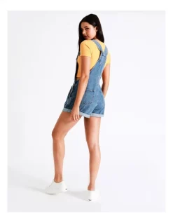 New ✔️ Miss Shop Recycled Blend Short Denim Dungaree In Classic Blue ✨ 12 New ✔️ Miss Shop Recycled Blend Short Denim Dungaree In Classic Blue ✨ -Jumpsuits Store unnamed file 2021