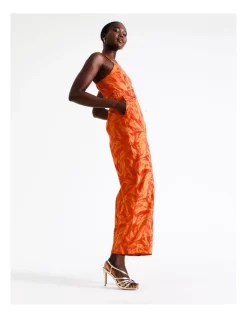 Wholesale 😍 Wayne Cooper Organic Linen Belted Jumpsuit In Orange Palm 🥰 -Jumpsuits Store unnamed file 2029