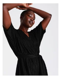 Discount 👏 Wayne Cooper Short Sleeve Metallic Knit Jumpsuit In Black ❤️ -Jumpsuits Store unnamed file 2034