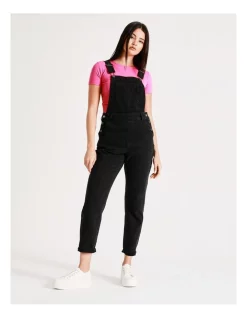 Buy 😉 Miss Shop Recycled Blend Denim Dungaree In Ash Black 🔔 -Jumpsuits Store unnamed file 2046