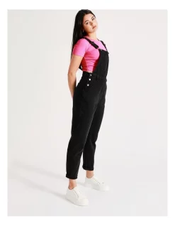 Buy 😉 Miss Shop Recycled Blend Denim Dungaree In Ash Black 🔔 -Jumpsuits Store unnamed file 2049