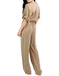 Best Pirce 🛒 Belle & Bloom Art Of Escape Jumpsuit In Latte 👍 -Jumpsuits Store unnamed file 2078