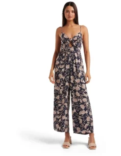 Promo 🛒 Forever New Liv Tie Front Jumpsuit In Black 🌟