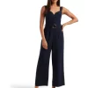 Cheap ⌛ Forever New Lilian Belted Jumpsuit In Blue ⌛