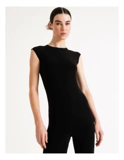 Buy 🔔 Norma Kamali Sleeveless Spat Legging Catsuit Black 🛒 -Jumpsuits Store unnamed file 2142